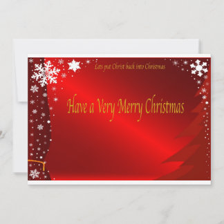 クリスマスの招待 シーズンカード