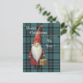 クリスマスの挨拶の休日はがき シーズンポストカード (スタンド正面)