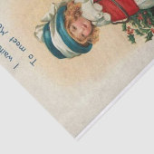 クリスマスの挨拶の女の子を待って、エレン・クラッサドル 薄葉紙 (詳細)