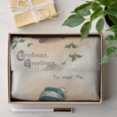 クリスマスの挨拶の女の子を待って、エレン・クラッサドル 薄葉紙 (ギフト)