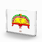 クリスマスの挨拶の横のフォトブロック フォトブロック (右)