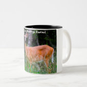 クリスマスの挨拶の深さ ツートーンマグカップ (正面右)