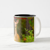 クリスマスの挨拶の深さ ツートーンマグカップ (正面右)