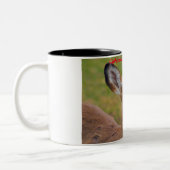 クリスマスの挨拶の深さ ツートーンマグカップ (左)