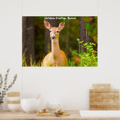 クリスマスの挨拶の深さ ポスター (キッチン)