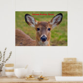 クリスマスの挨拶の深さ ポスター (キッチン)