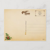 クリスマスの挨拶の電報郵便 シーズンポストカード (裏面)