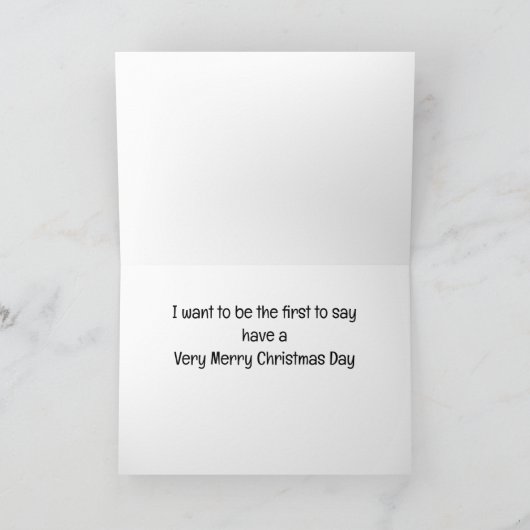 クリスマスの挨拶を最初にしたい シーズンカード (内部)