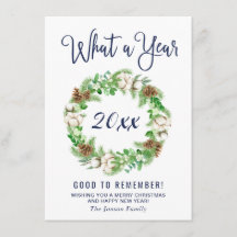 クリスマスの挨拶を楽しむ年のミニマリスト