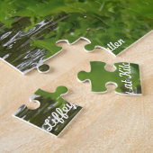 クリスマスの挨拶キルクリレンの白鳥 ジグソーパズル (側面)