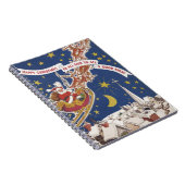 クリスマスの挨拶ノート ノートブック (右側)