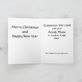 クリスマスの挨拶ビクトリアン男の子オールドワールド シーズンカード (内部)