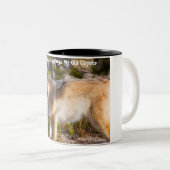 クリスマスの挨拶マイオールドコヨーテ ツートーンマグカップ (正面右)