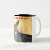 クリスマスの挨拶マイオールドコヨーテ ツートーンマグカップ (正面右)