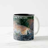 クリスマスの挨拶マイオールドコヨーテ ツートーンマグカップ (正面右)