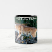 クリスマスの挨拶マイオールドコヨーテ ツートーンマグカップ (中央)