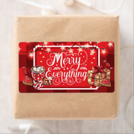 クリスマスの挨拶メリーすべて ラベル