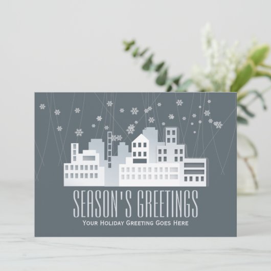 クリスマスの挨拶実在の不動産事業 シーズンカード (スタンド正面)