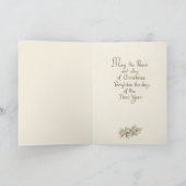 クリスマスの挨拶年賀状 シーズンカード (内部)