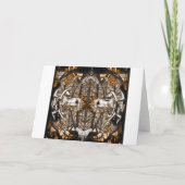 クリスマスの挨拶状の天使 シーズンカード (裏面)