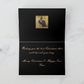 クリスマスの挨拶状を保存する シーズンカード (内部)