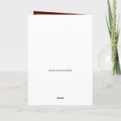 クリスマスの挨拶状 シーズンカード (裏面)