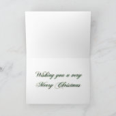 クリスマスの挨拶状 シーズンカード (内部)