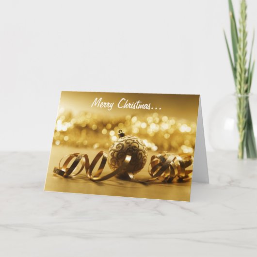 クリスマスの挨拶状 シーズンカード (正面)