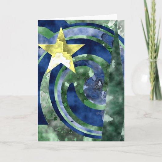 クリスマスの挨拶状-中ブランク シーズンカード (正面)