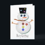 クリスマスの挨拶状: Snowman氏 シーズンカード<br><div class="desc">氏氷の人</div>