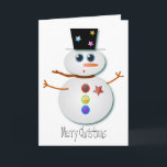 クリスマスの挨拶状: Snowman氏 シーズンカード<br><div class="desc">氏氷の人</div>