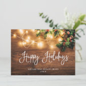 クリスマスの挨拶素朴企業のをする シーズンカード (スタンド正面)