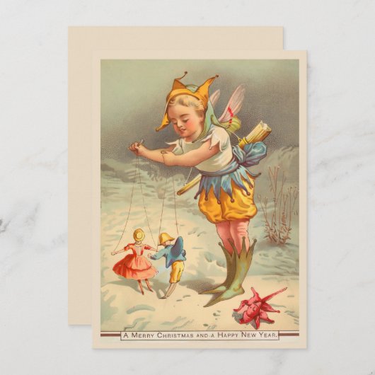 クリスマスの挨拶 (正面/裏面)