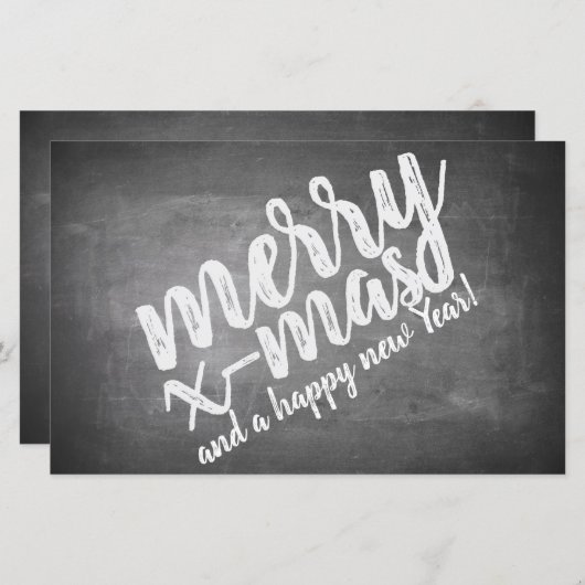 クリスマスの挨拶 (正面/裏面)