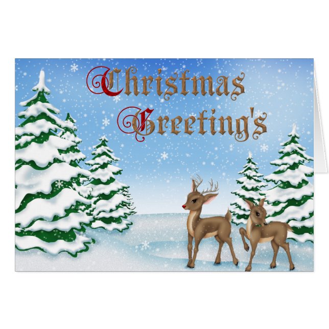 クリスマスの挨拶 (正面横)