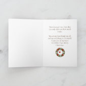 クリスマスの挨拶　あなたのことを思って カード (内部)