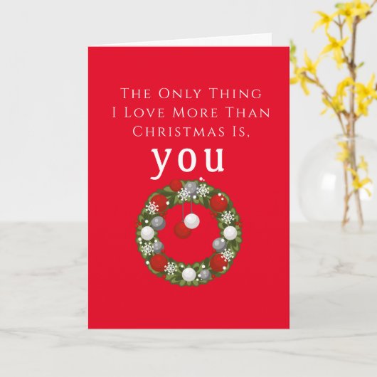 クリスマスの挨拶 あなたのことを思って カード (黄色い花)