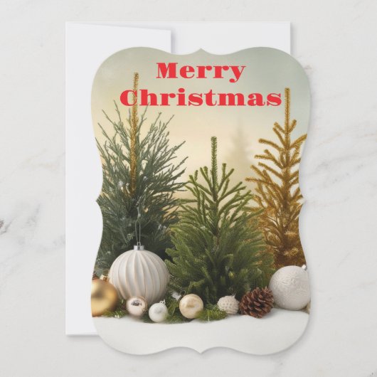 クリスマスの挨拶 カード (正面)