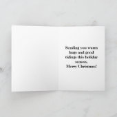 クリスマスの挨拶 カード (内部)