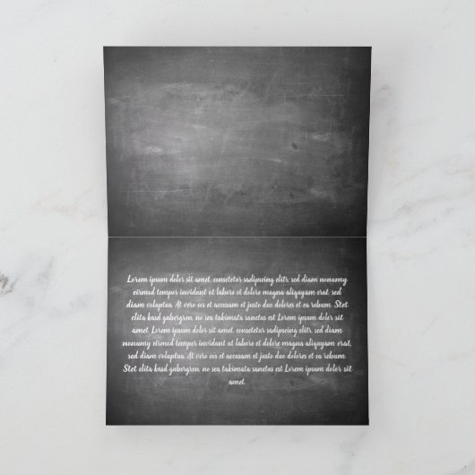 クリスマスの挨拶 カード (内部)