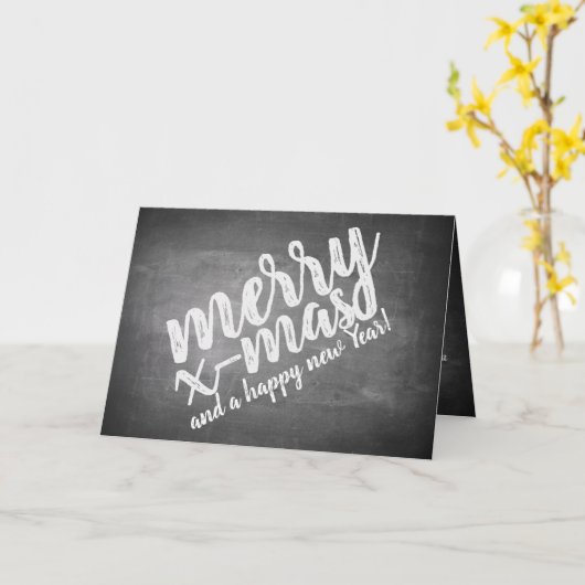 クリスマスの挨拶 カード (黄色い花)