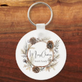 クリスマスの挨拶 キーホルダー (正面)