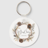 クリスマスの挨拶 キーホルダー (裏面)