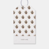 クリスマスの挨拶 ギフトタグ (裏面)