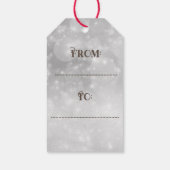 クリスマスの挨拶 ギフトタグ (裏面)