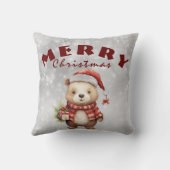 クリスマスの挨拶 クッション (裏面)