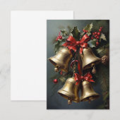 クリスマスの挨拶 サンキューカード (正面/裏面)