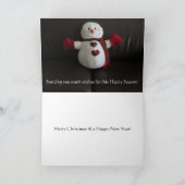 クリスマスの挨拶 シーズンカード (内部)