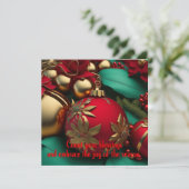 クリスマスの挨拶 シーズンカード (スタンド正面)