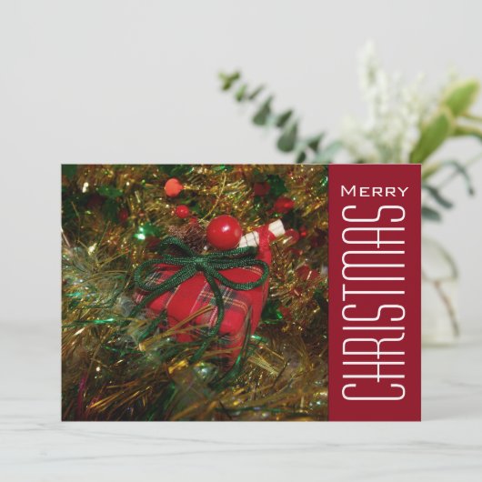 クリスマスの挨拶 シーズンカード (スタンド正面)